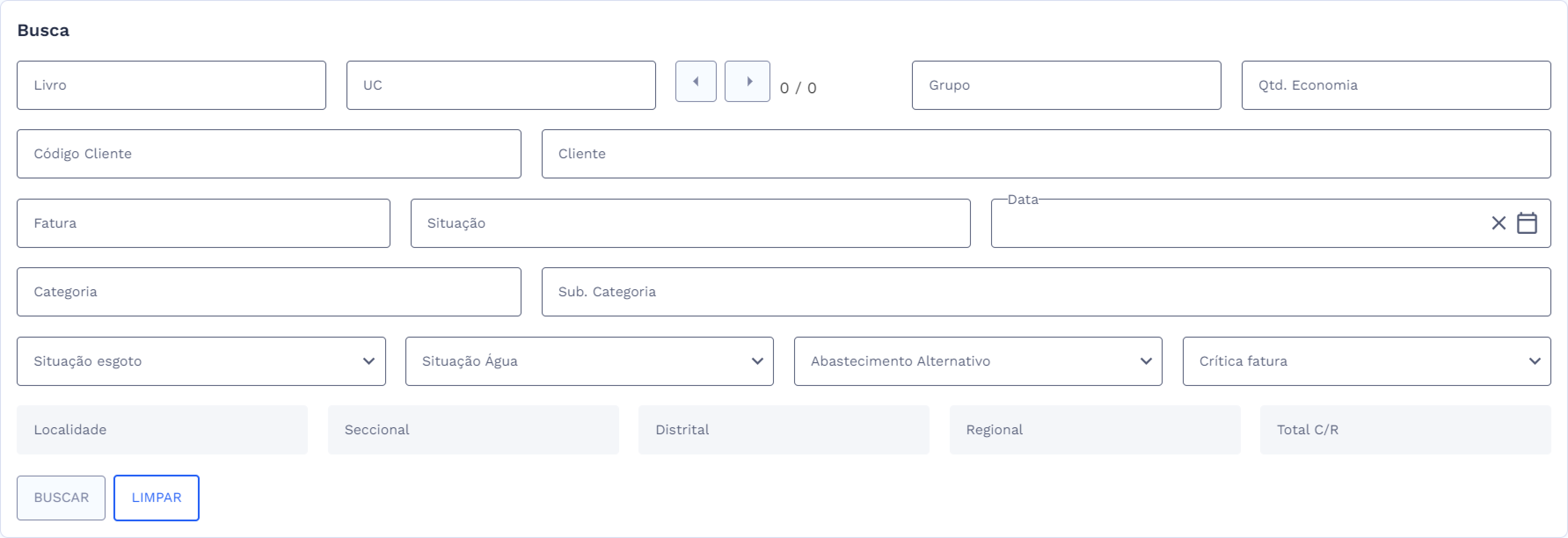 Busca - Estado Inicial