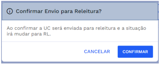 Janela de confirmação
