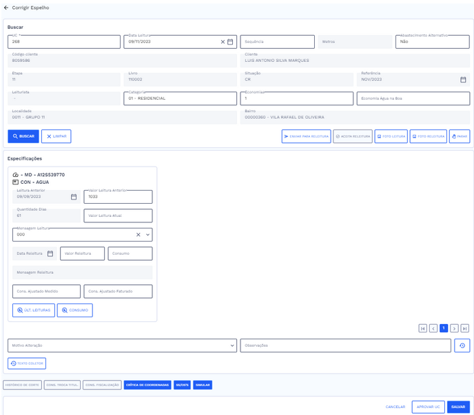 Estrutura da aplicação